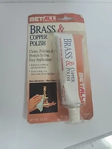 Met-All Brass & Copper Polish 2.5 oz. Tube New in Package NOS - Picture 1 of 6