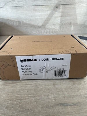 Переходная дверная ручка Brinks с ключом для входа матовый никель дверная ручка E2418-119 - Изображение 1 из 4