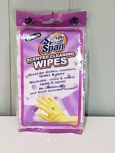 Spic And Span Lavender Scented Cleaning Wipes Pack of 6 new sealed old stock - Picture 1 of 2
