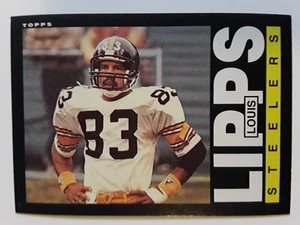 1985 Topps Louis Lipps Rookie #358 Fußballkarte Pittsburgh Steelers - Bild 1 von 7