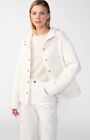 Sanctuary Women's Nova Hooded ORGANIC Cotton Snap Button Quilted Jacket Size M