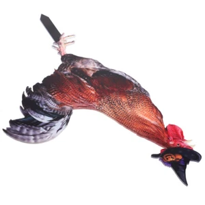 Rooster and Hen Decoration Plug-in Garden Adornment Outdoor Yard Ornament - Picture 1 of 12