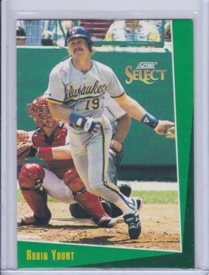 Robin Yount 1993 Select Baseball Card 22 Grade MT - Image 1 of 2