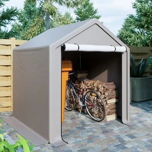 Gerätehaus Unterstand Geräteschuppen Motorrad Fahrradgarage Brennholz-Lagerhaus - Bild 1 von 8