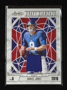 Daniel Jones 2024 Panini Absolute Football -  Draft Diamonds Relic #DDJ-DJS  - Bild 1 von 4