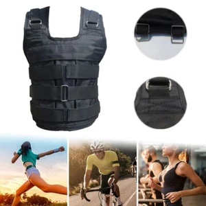 Weighted Vest Weight-bearing Vest Oxford Cloth Running Adjustable Weight Jacket - Picture 1 of 11