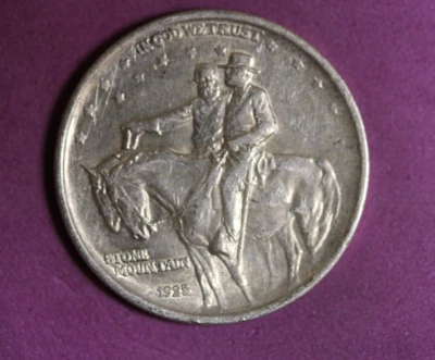 1925 SILVER STONE MOUNTAIN COMMEMORATIVE HALF DOLLAR   #P20893 - Image 1 of 2