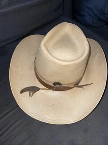 Vintage Charlie 1 Horse Hat Feathers Cowboy Hat 7 -56 Rare - Picture 1 of 8