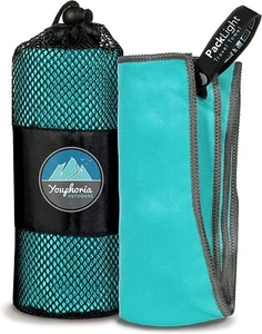 Youphoria Microfiber Travel Towel Fast Drying Lightweight Quick Dry Towel For Ca - Picture 1 of 9