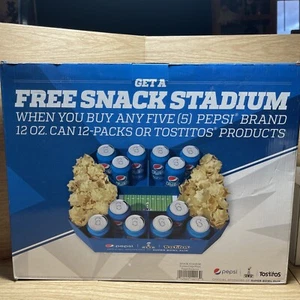 SuperBowl XLIX Pepsi Tostitos Snack Stadium Serving Tray Seahawks Patriots 2015 - Picture 1 of 8