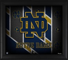 Notre Dame Fighting Irish Framed 15x17 Team Threads Collage