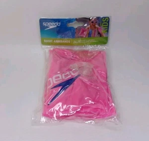 Speedo Basic Armbands Swim Arm Band Pink Kids Ages 2 - 12 - Picture 1 of 9