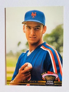 Tarjeta de béisbol 1992 Topps Stadium Club #45 Steve Lyons novato casi nueva-como nueva MLB - Imagen 1 de 2