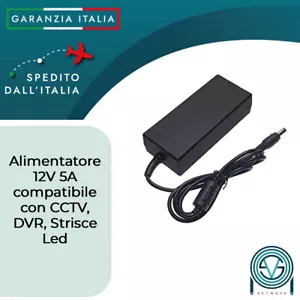 Netzteil 12V 5A 60W Universal, passend für LED Streifen Monitor CCTV DVR - Bild 1 von 3