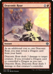 Magic MTG Tradingcard Iconic Masters 2017 Draconic Roar 123/249 - Imagen 1 de 1