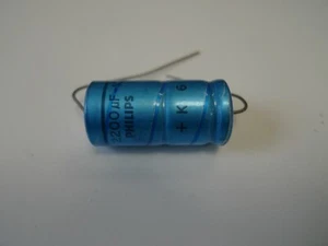 Capacitor Electrolytic Axial 1000uF 25V 2200uF 10V C428 AR Philips - Picture 1 of 30