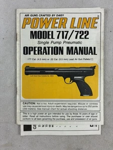 Daisy Power Line Model 717/722 Bedienungsanleitung - Bild 1 von 7