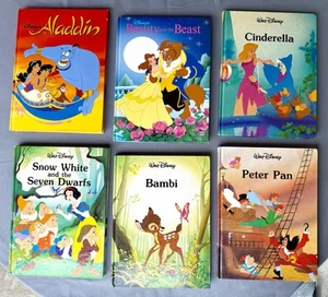 VINTAGE 1986 - 92 WALT Disney Classic Series Twin / Gallery Books Stories 4 Kids - Picture 1 of 12