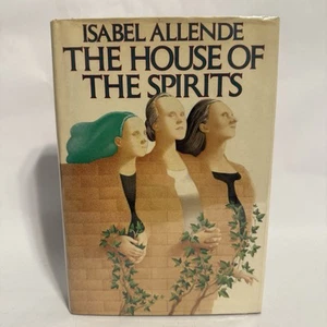 The House Of The Spirits Isabel Allende HC DJ 1st/1st 1985 SIGNED / JLG - Picture 1 of 11