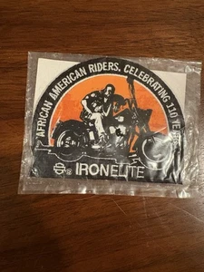 A33 - Harley Davidson African American Riders 110 Jahre IRON ELITE Patch - Bild 1 von 2
