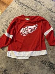 Koho Detroit Red Wings Trikot Herren XXL 2XL Vintage Vintage 90s Red Air Knit Erwachsene - Bild 1 von 9
