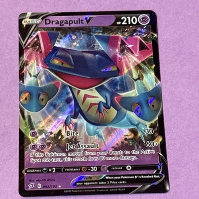 Dragapult V SWSH02: Rebel Clash 092/192 Near Mint NM - Image 1 of 2