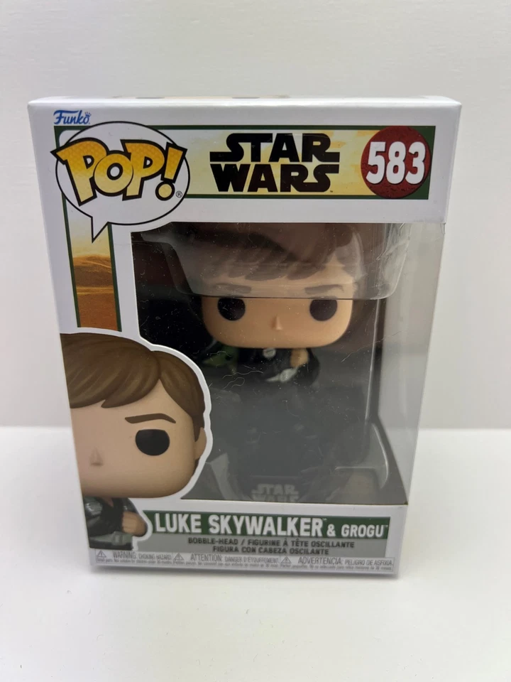 Figurine Pop funko luke skywalker & grogu ( N°583 star wars ) - Photo 1/1