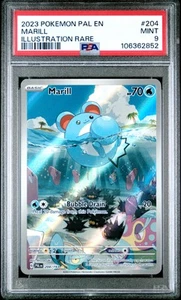 Pokemon TCG Marill #204 Illustration Rare PSA 9 2023 Pal EN-Paldea Evolved - Bild 1 von 2