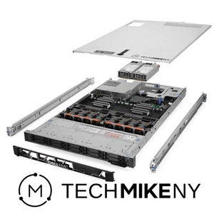 Dell PowerEdge R640 Server 2.40Ghz 40-Core 512GB 3x 800GB SAS SSD Rails - Picture 1 of 5
