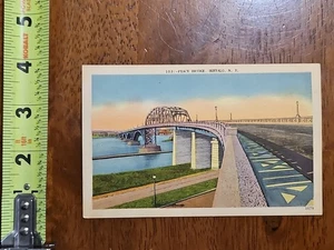 SELTENE ALTE VINTAGE POSTKARTE PEACE BRIDGE BUFFALO NEW YORK - Bild 1 von 2
