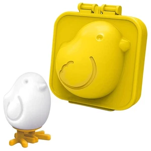 Carino stampo per uova sode riutilizzabile modellatore per alimenti adatto a bento, sushi e palline di riso NUOVO - Foto 1 di 6