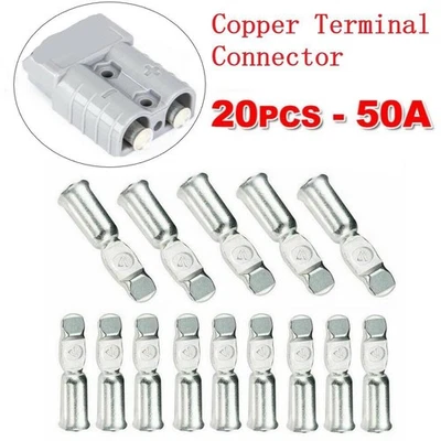 Cable Terminal Parts 20pcs/Set 50Amp Accessories Battery Chargers Connector - Image 1 of 4