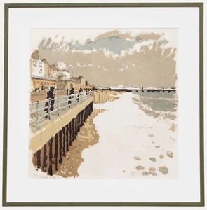 J. R. May - 1962 Silkscreen, Brighton's West Pier - Picture 1 of 6