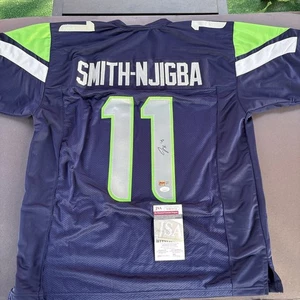 Jaxon Smith-Njigba Autographed Signed XL Custom Seahawks Jersey-JSA Witnessed - Picture 1 of 6