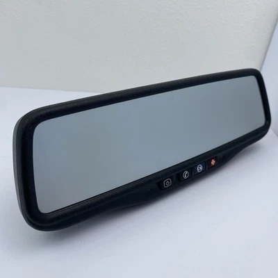 09-14 Chevy Acadia Traverse 026137 OnStar AutoDim Backup Display Rearview Mirror - Image 1 of 4