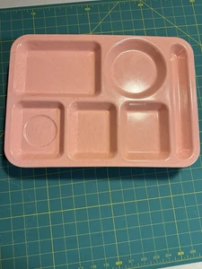 5 Carlisle Heavy Duty Melamine N7868 School Cafeteria Lunch Divided Tray Pink - Picture 1 of 2