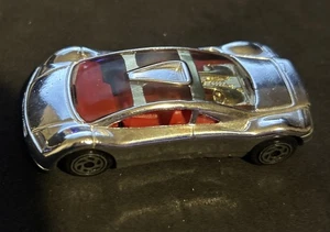 Matchbox Superfast  #12 Chrome Audi Avus Quattro, Red Interior - Picture 1 of 11