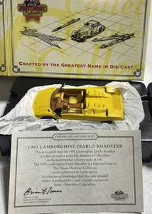 1993 Lamborghini Diablo Roadster - 1/43 Matchbox Collectibles Diecast W/COA - Picture 1 of 8