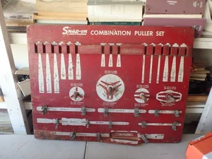 3K - Juego de extractores combinados vintage SNAP-ON tablero de pared CG250-S bordes desgastados - Imagen 1 de 1