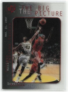 1997-98 Upper Deck UD3 Acetate The Big Picture Dennis Rodman #43 Chicago Bulls - Bild 1 von 2