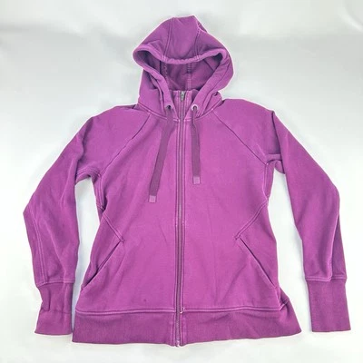 Chaqueta con Capucha Athleta Triumph Cremallera Completa Rosa Magenta (Talla L) Fucsia Foto 1 de 4