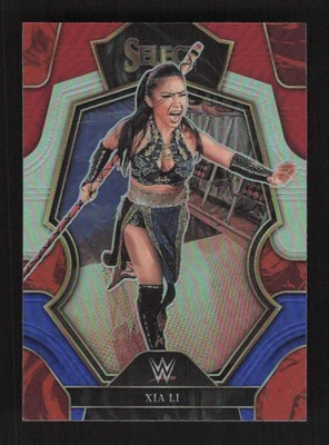 Xia Li 2023 Panini Select WWE Red & Blue Prizms #195 - Image 1 of 3
