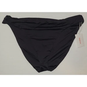 NWT Good American Black Basic Bikini Bottom Stretch Size 6 GSW004 - Picture 1 of 4