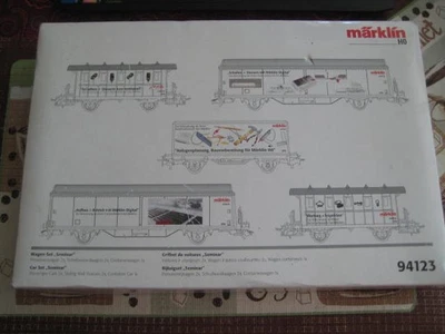 Marklin H0 94123 DB "Marklin Seminar Training" 5 Freight Car Set Ltd Edn in 2003 - Image 1 of 4