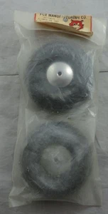 Vintage Fox 3 1/4" Diameter Straight Tread Cub-Style Airplane Wheels FOX83325 - Picture 1 of 1