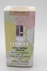 Clinique Even Better Clinical Serum Foundation SPF 25 In Shade CN 02 EXP 01/25 - Picture 1 of 3