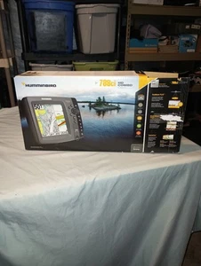 Humminbird 788ci Combo Head Unit, Mounting Bracket & Sun Cover And Transducers - Imagen 1 de 20