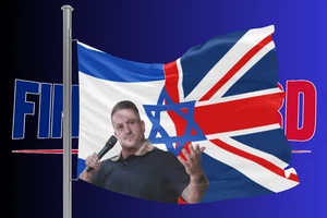 Custom Union Jack and Israel Flag, Tommy Robinson, 5ft 3 ft. England Flag. - Picture 1 of 1
