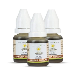 Kerala Ayurveda Gandha Thailam Each 10ml Pack of 3 For Women & Men Q193 - Picture 1 of 5