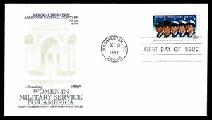 USA, SCOTT # 3174, ARTMASTER FDC COVER - AMERICAN WOMEN IN MILITARY SERVICE 1997 - Picture 1 of 2